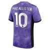 Maillot de Supporter Liverpool Mac Allister 10 Troisième 2023-24 Pour Homme